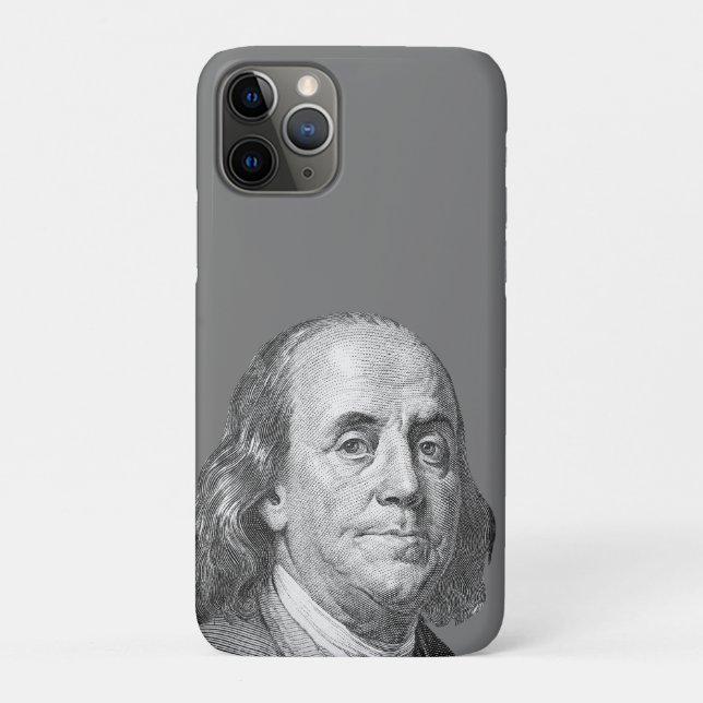100 dollars, Benjamin Franklin Case-Mate iPhone Case (Back)