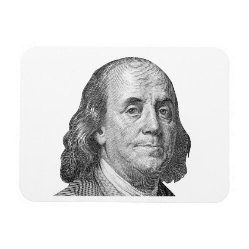 100 dollars Benjamin Franklin Magnet
