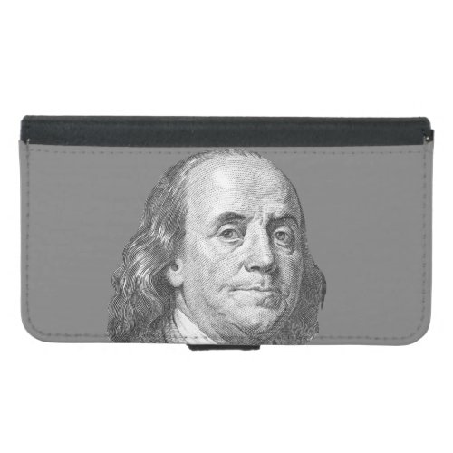 100 dollars Benjamin Franklin Samsung Galaxy S5 Wallet Case