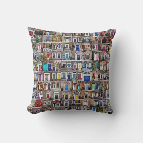 100 Doors of Dublin Pillow