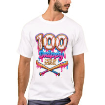 100 Drippy Days of School Baseball Boys Toddler