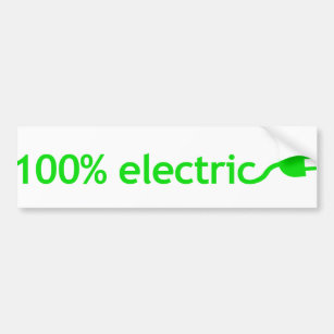 Electric Bumper Stickers, Decals & Car Magnets - 287 Results