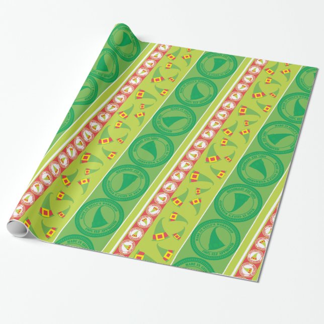 100% Elf Approved Wrapping Paper (Unrolled)
