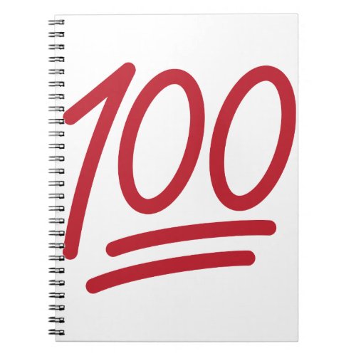 100 Emoji Designed Notebook