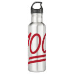 100 Emoji Designed Stainless Steel Water Bottle