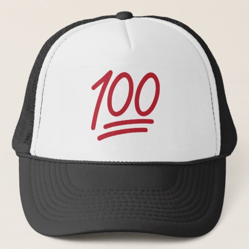 100 Emoji Designed Trucker Hat