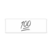 100 Emoji Self inking Stamp