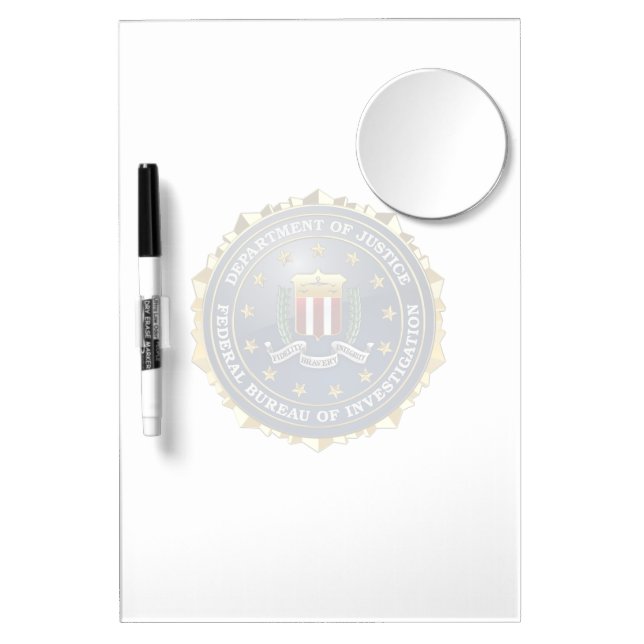 [100] FBI Special Edition Dry Erase Board With Mirror (Front)