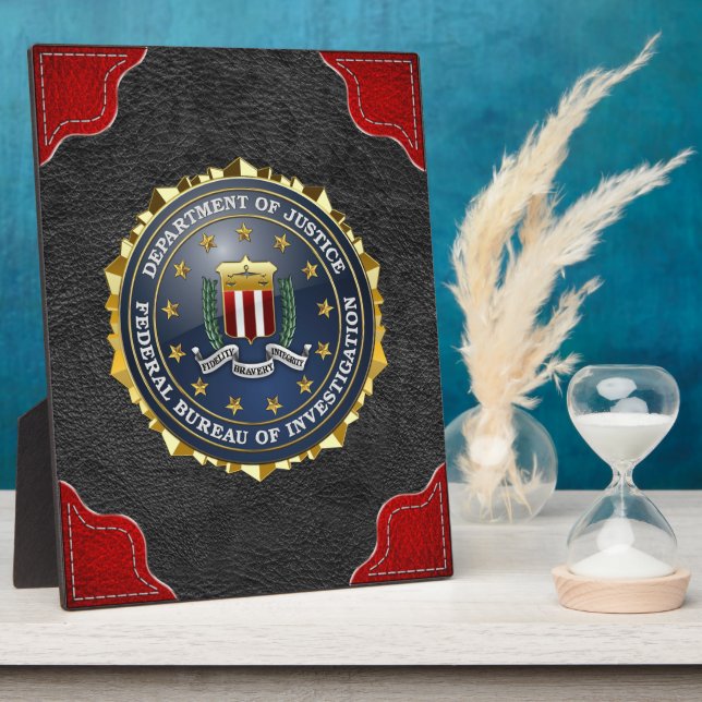 [100] FBI Special Edition Plaque (Side)