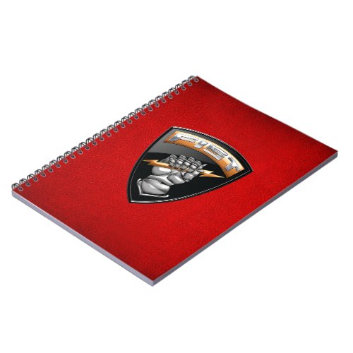 100 Forward Observer FIST Emblem Notebook