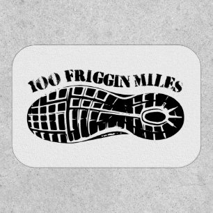 100 Friggin Miles Ultra Running Tread Patch