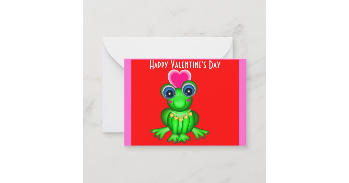 100 Froggy Valentine Cards | Zazzle