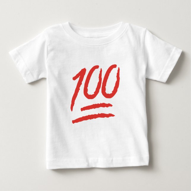 100 Funny Sayings Emoji Meme Quote Baby T-Shirt (Front)