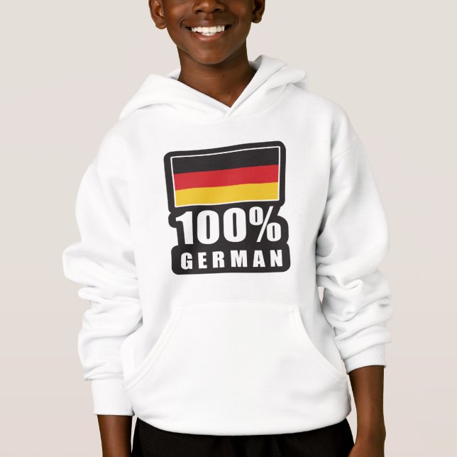 100% German Hoodie (Front)