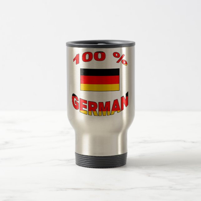 100% German Travel Mug (Center)