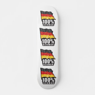 100% German Wavy Flag Design Skateboard Deck