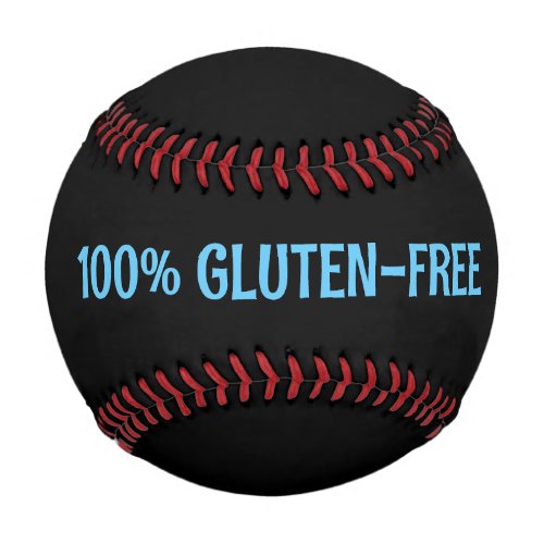 100 Gluten_Free _ Black With Sky Blue Baseball