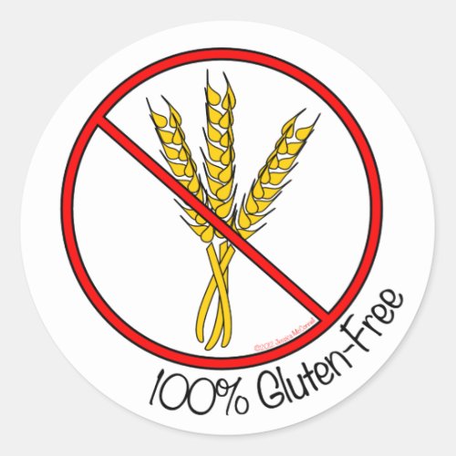 100 Gluten_Free Stickers Small