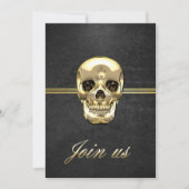 [100] Golden Human Skull (Front)