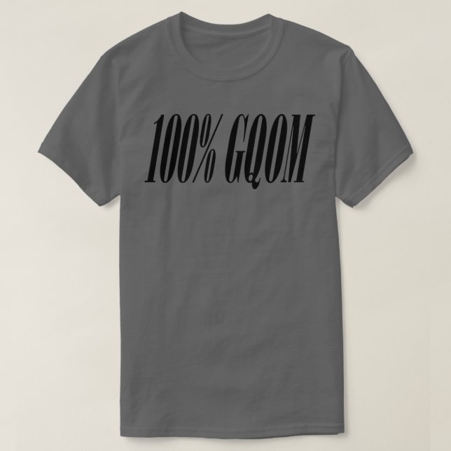 100 GQOM uvwx T-Shirt (Design Front)