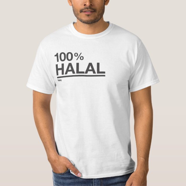 100% Halal T-Shirt (Front)