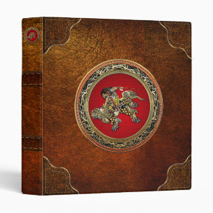 [100] Hokusai - Shoki Riding Shishi Lion Binder