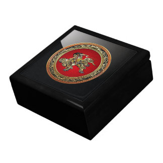 [100] Hokusai - Shoki Riding Shishi Lion Jewelry Box