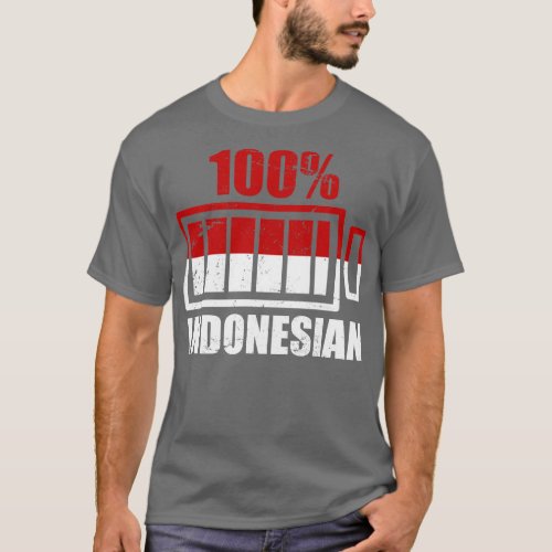 100 Indonesian Indonesia T_Shirt