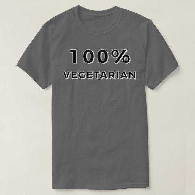 100 Inspirational Vegan Vegetarian  T-Shirt (Design Front)