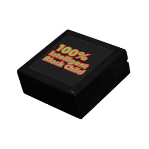 100% Intelligent Black Child Keepsake Box