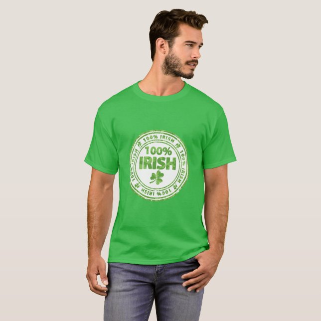100% Irish T-Shirt (Front Full)
