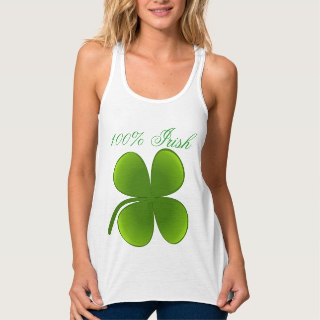 100% Irish Thunder_Cove Tank Top (Front)