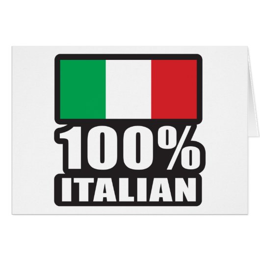 100% Italian (Front Horizontal)