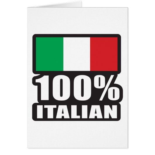 100% Italian Cards (Front)