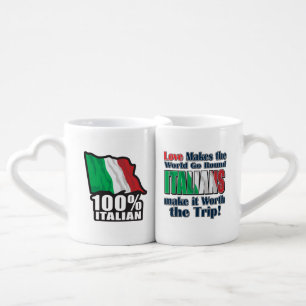 100% Italian Coffee Mug Set