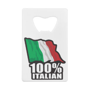 100%-Italian-Flag---Waving Credit Card Bottle Opener