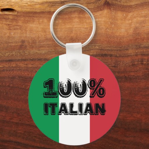 100 Italian Keychain Zazzle