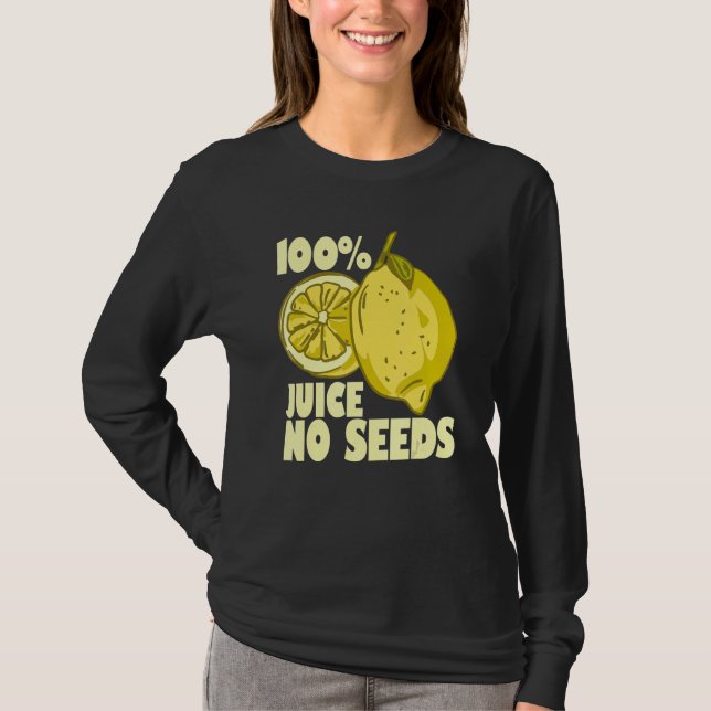 100 Juice No Seeds Lemon   Men's Vasectomy   T-Shirt (Front)