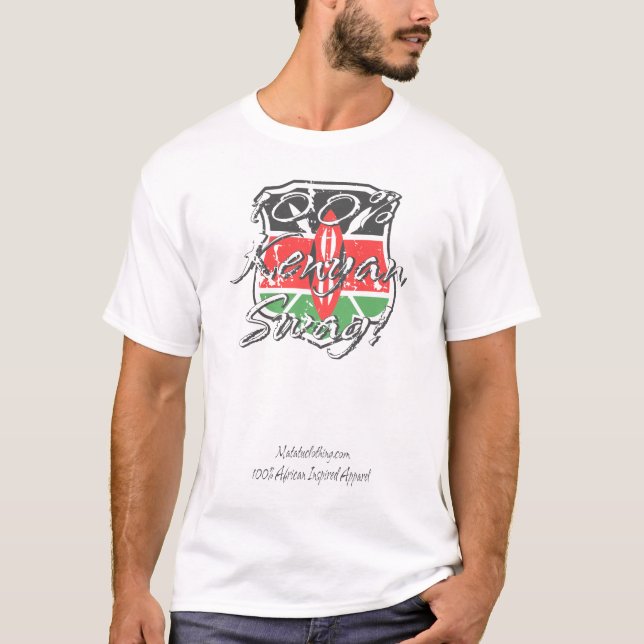 100%KENYAN SWAG T SHIRT (Front)