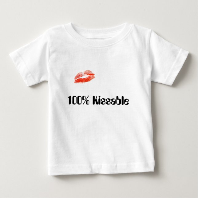 100% Kissable Baby T-Shirt (Front)