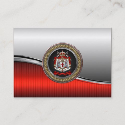 100 Knights Templar Coat of Arms Business Card