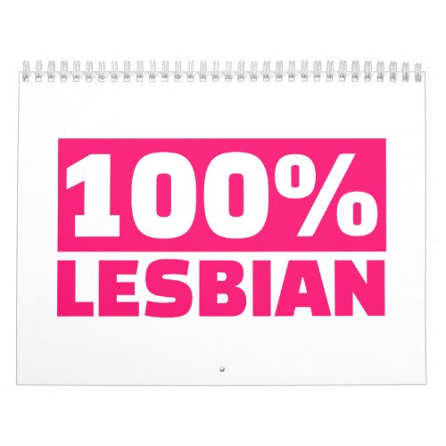 100 Lesbian Calendar