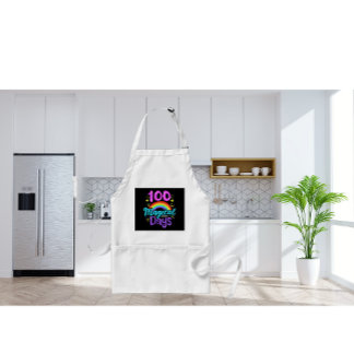 100 magical days adult apron