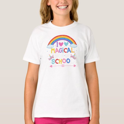 100 Magical Days of School Fun T_Shirt