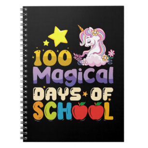 100 Magical Days Of School Unicorn Teacher Notebook