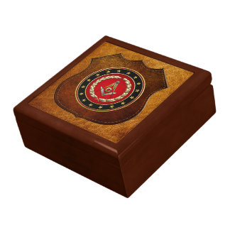 [100] Masonic Square and Compasses [3rd Degree] Jewelry Box