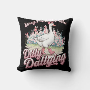 100 Men vs 1 Gorilla, Gift for Him, Gorilla Debate Throw Pillow