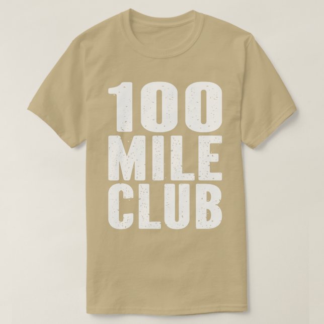 100 Mile Club Run Adventure Fell Ultra Run Trail R T-Shirt (Design Front)