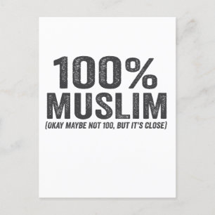 100 Muslim Oky Maybe Not 100 Funny Ramadan Eid Announcement Postcard