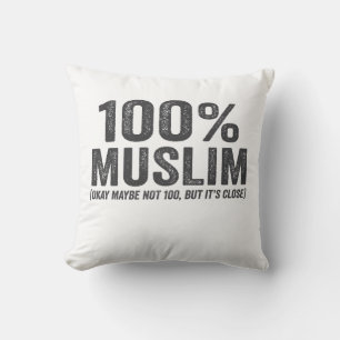 100 Muslim Oky Maybe Not 100 Funny Ramadan Eid  Throw Pillow